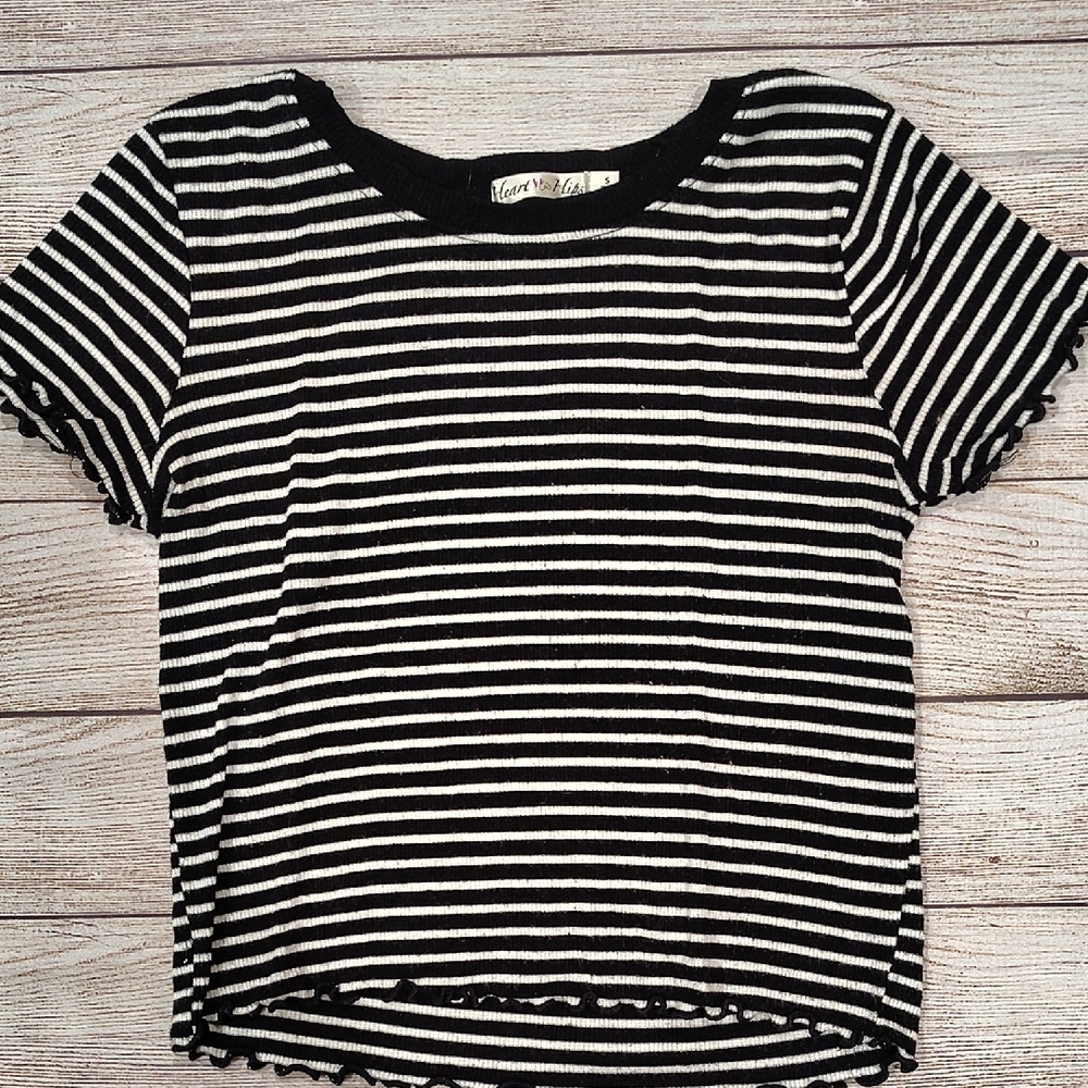 Black and White Striped T-Shirt